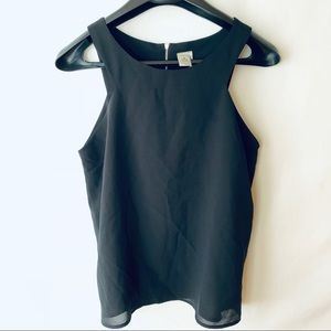 Paper Crane | Dressy Blouse w/ Exposed Zipper A110